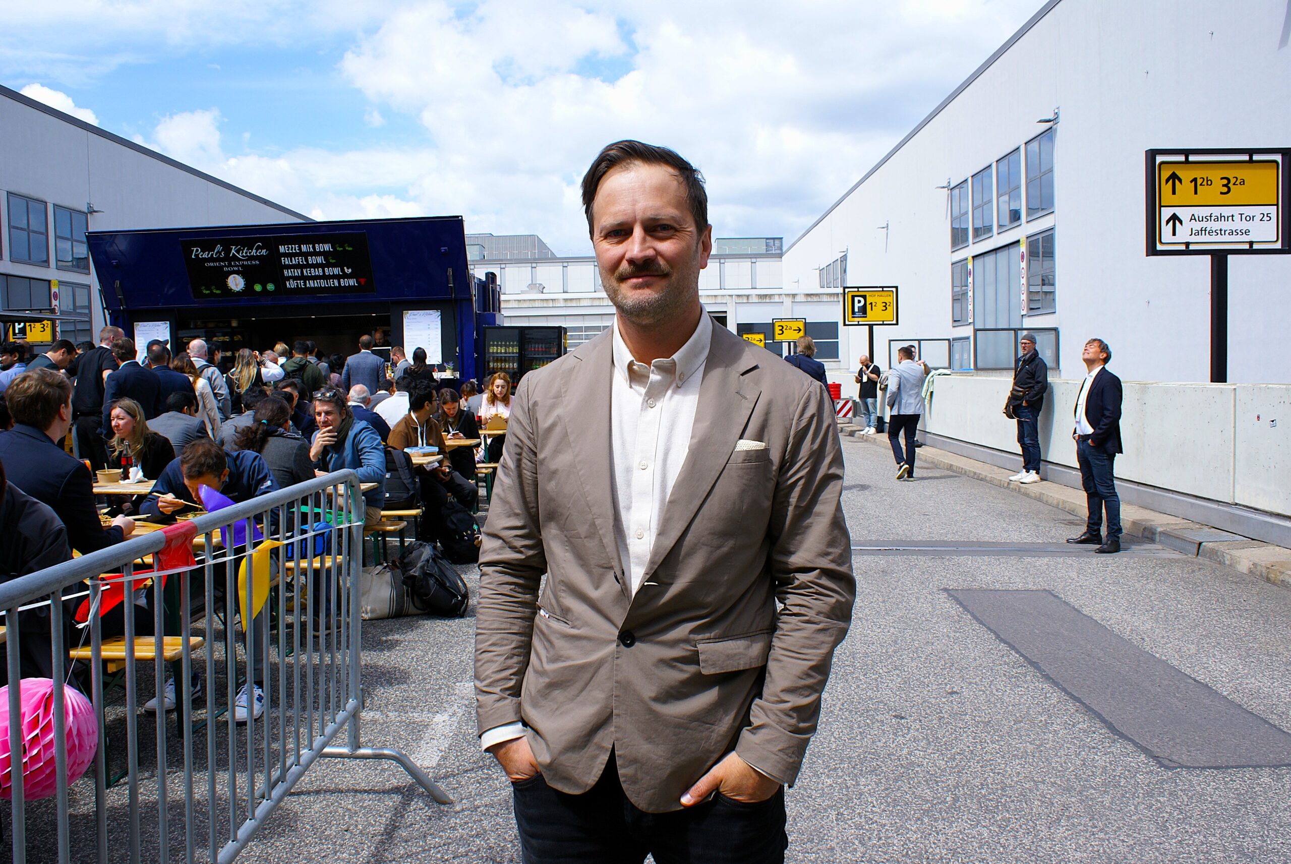Travis Todd in Berlijn.