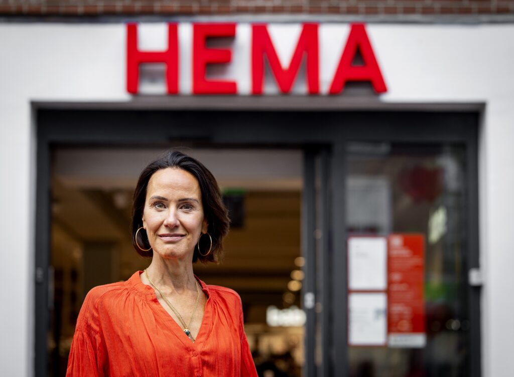 Portret van HEMA CEO Saskia Egas Reparaz.