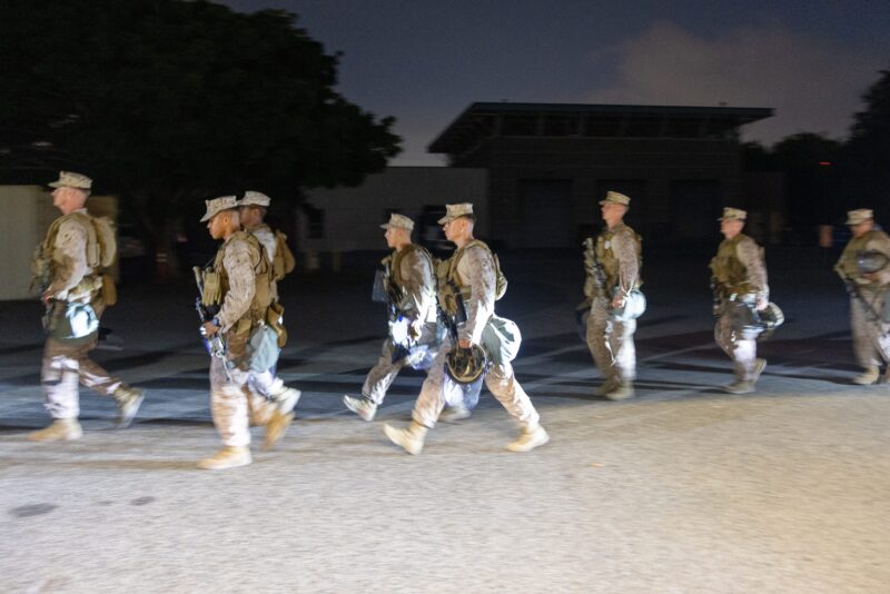 200 Marines head to downtown LA, in the Corps’ most politically fraught mission