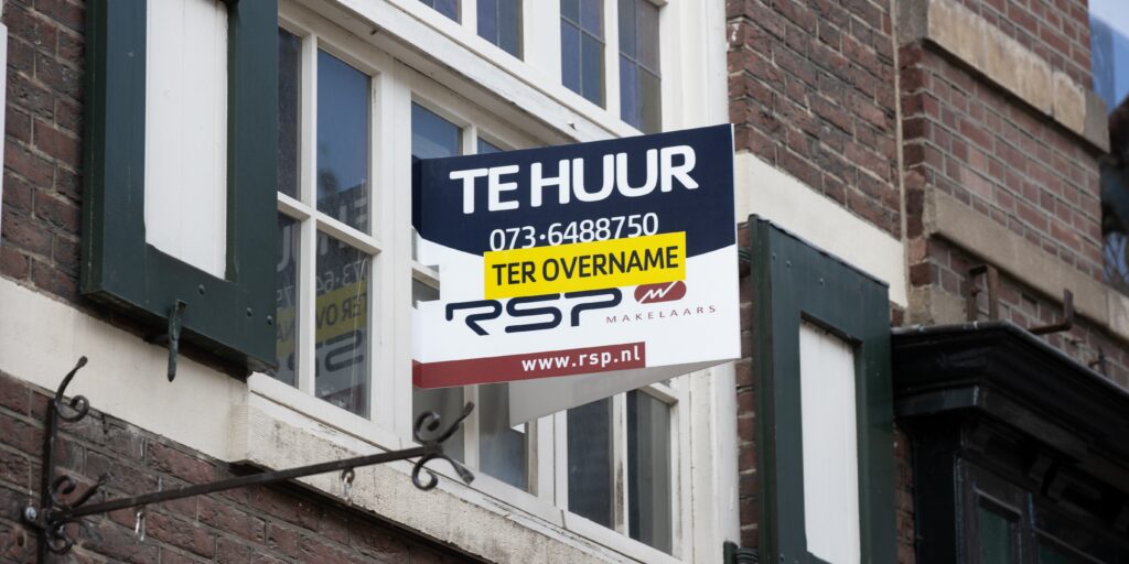 Een huurpand in de binnenstad ter overname.