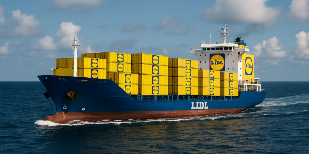 Lidl-schip, artist impression met AI