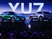 De elektrische Xiaomi YU7 in Beijing, China
